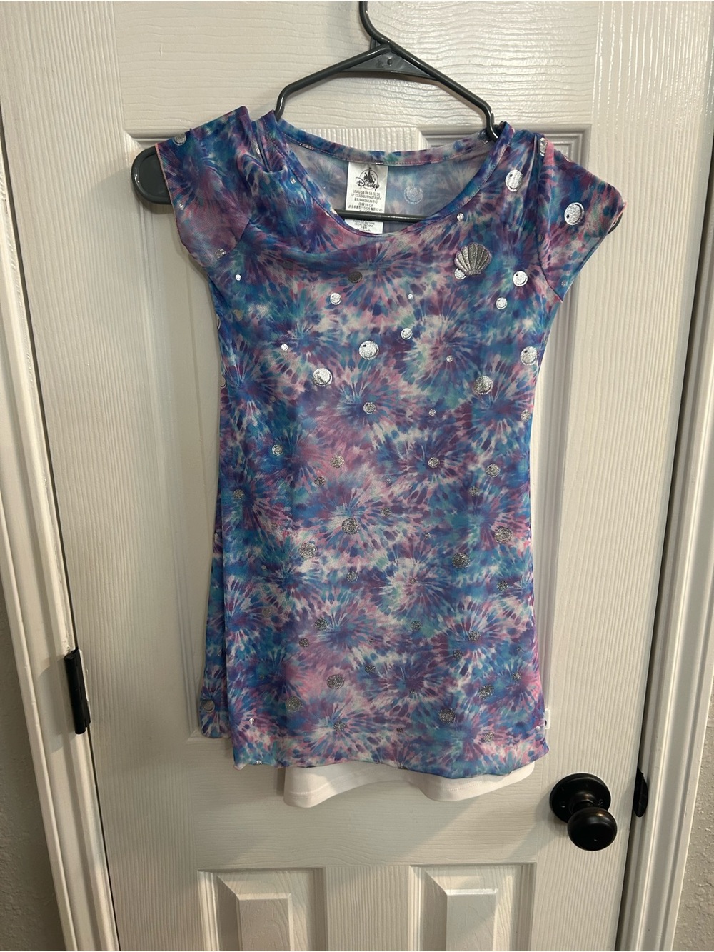 Disney Parks Dress Girl's 5/6 Little Mermaid Lined Sequin Ariel